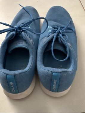 Merinos Men's Casual Blue Lace-Up Sneakers